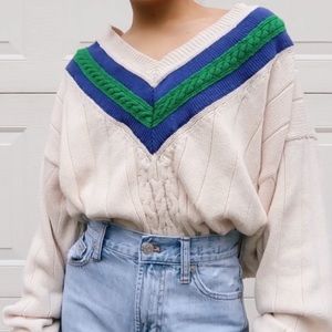 Vintage V-neck Sweater